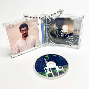 LOW MOQ Personalización Chip Imprimir Bad Bunny Dtmf NFC Portada del álbum Mini CD Nfc Llavero - Product Image 6