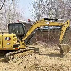 Low Working Hours Used Caterpillar Cat 306e 306e2 Cat305 Cat305.5 Cat307 6ton <b>Mini</b> Excavator for sale - Product Image 1