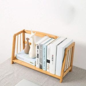 JUNJI Rustic Wooden Vinyl <strong>Record</strong> Stand Wooden <strong>Record</strong> Collection <strong>Holder</strong> - Product Image 1