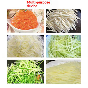 Stainless Steel Ginger Slicer <b>Shredder</b> Machine Electric Multifunctional <b>Vegetable</b> Cutter For Ginger Potato Taro Bamboo Shoot - Product Image 5