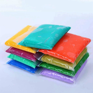 500g d'argile douce colorée de haute qualité pour modelage 3D, argile à séchage à l'air, fournisseur d'art pour slime au beurre - Product Image 4