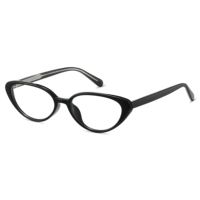 Monture optique œil-de-chat TR anti-lumière bleue haut de gamme à motif uni pour femme, verres PC légers, logo personnalisé, OEM