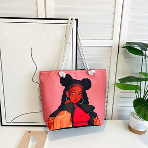 Túi đựng đồ đa năng, họa tiết nữ sinh, dung tích lớn, thiết kế tùy chọn, bán sỉ - Product Image 6