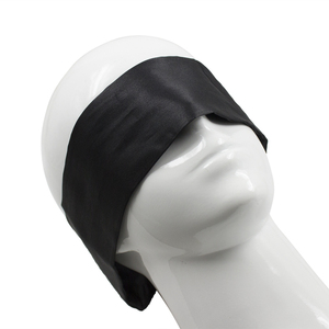 Antifaz de seda BDSM para bondage, mordaza bucal, pañuelo tubular, restricción oral, juego de rol fetichista, máscara suave para ojos, juguete para adultos, juego para parejas - Product Image 3