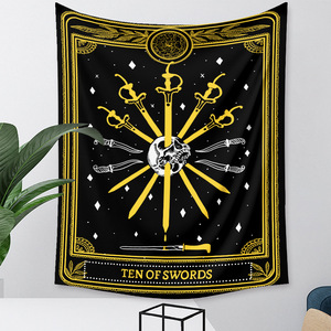 Tapisserie murale romantique avec des amoureux s'embrassant, tapisserie de <span class=keywords><strong>tarot</strong></span> pour décoration murale - Product Image 5