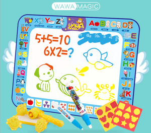 <span class=keywords><strong>Tapis</strong></span> de <span class=keywords><strong>dessin</strong></span> éducatif pour enfants, jouet d'apprentissage, <span class=keywords><strong>tapis</strong></span> magique à l'<span class=keywords><strong>eau</strong></span>, nouveauté, - Product Image 3