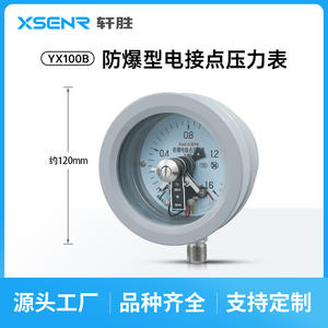 Manomètre de pression électrique antidéflagrant Yxc100b en acier inoxydable M20X1.5, précision 1.6, Exd Iib T6, fabriqué à Suzhou - Product Image 3