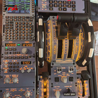 Kit de simulateur de vol haut de gamme Airbus A320 – Plan global du simulateur de vol A320 avec panneau de commande de poussée