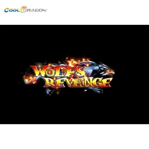เครื่องเกมปลา Wolf Revenge สําหรับผู้เล่น 8 คนหยอดเหรียญบอร์ดซอฟต์แวร์โต๊ะ Ocean King