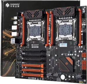 Huanzhi X99-F8D PLUS เมนบอร์ดสองช่องทางชิปเซ็ต C612 Intel เกมการแสดงผลปัญญาประดิษฐ์ซีพียูแบบเปิดหลาย E5 - Product Image 3