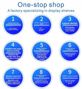 Étagère de présentation de produits de beauté multifonctionnelle, présentoir pour balais, feux d'artifice, présentoir de journaux en plein air - Product Image 4