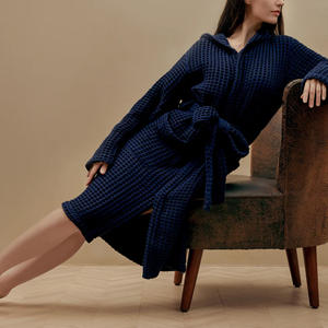 Kimono Spa & jubah mandi ringan rajut wafel katun Turki untuk wanita OEKO-TEX bersertifikat antimikroba - Product Image 1