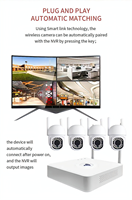 Kit de caméra WiFi TSEYE 4CH 2MP 3MP 5MP, étanche IP66, détection de mouvement, alarme, système de surveillance de sécurité extérieur