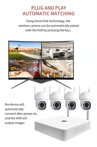Kit de caméra WiFi TSEYE 4CH 2MP 3MP 5MP, étanche IP66, détection de mouvement, alarme, système de surveillance de sécurité extérieur - Product Image 6