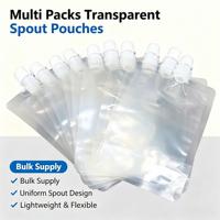Pochette souple PE à bec verseur avec bouchon à vis, rechargeable, pour emballage de jus – Fournisseur direct usine