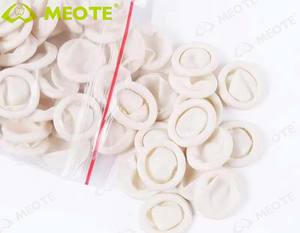 MEITE MEDICAL, 100 Uds., herramienta duradera antideslizante para odontología, juegos de dedos desechables, Protector Dental de goma, juegos de dedos de látex - Product Image 2