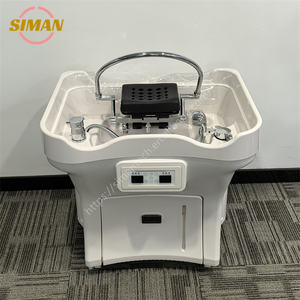 Lavabo con Silla de Champú Comercial Siman RTS <span class=keywords><strong>para</strong></span> Salón de Belleza y Spa, con Marco de Plástico, Lavabo Portátil <span class=keywords><strong>para</strong></span> Masaje de Cabeza <span class=keywords><strong>para</strong></span> Peluquería - Product Image 6