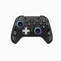 Manette de jeu sans fil magnétique 9 axes à effet Hall pour Switch 2, Switch, PC, TV, contrôleur sans fil avec RGB, bouton C et fonction vocale