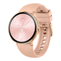 Montre connectée TKYUAN pour femmes, écran AMOLED HD de 1,19 pouces, suivi d'activité physique, appels, fréquence cardiaque, suivi du sommeil, étanche IP68