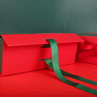 Lionwrapack 2024 Boîtes en carton pliables personnalisées avec logo de Noël, écologiques et recyclables, emballages cadeaux