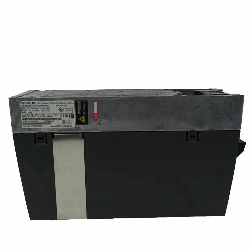 محرك سيرفو 6sl3210-1pe2-8ul0 6SL3210 1PE21 8UL0 AC محرك SIEMENS Inverter الأصلي من المخزون