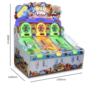 Gioco a Gettoni Little Bear Supermarket, Flipper a Monete, Gioco di Spinta con Palline per 3 Giocatori, Prodotto per Parchi <span class=keywords><strong>Giochi</strong></span> Familiari - Product Image 3