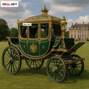 Carroza Turística de Lujo en Oferta, Remolque Eléctrico Personalizado con Aire Acondicionado y Luces LED, Estilo Carruaje - Product Image 1