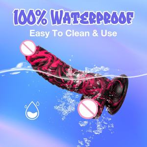 大人向けリアルなディルド、7.16インチのシリコン製厚いモンスターディルド、女性、男性、カップル向けのアナル玩具 - Product Image 4