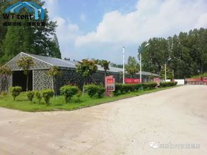 Tenda berkemah tiup, tenda struktur perlengkapan sewa 12x30m 12x35m - Product Image 3