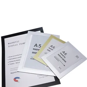 A3 A4 A5 A6 Zelfklevende Pvc Magnetische Fotolijst Certificaat Display Fotolijst