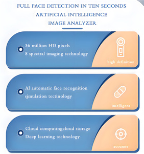 हॉट सेलिंग 3 डी ऑटो फोकस त्वचा विश्लेषक चेहरे की त्वचा दर्पण चेहरे की नमी मशीन चेहरे की त्वचा समस्या परीक्षण मशीन - Product Image 3