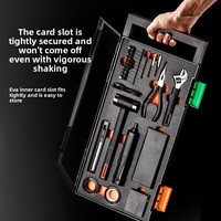 Juego Completo de Herramientas Manuales Multifuncionales para Reparaciones y Mantenimiento del Hogar, Estilo TikTok, Mini Kit de Herramientas para el Hogar