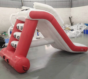 Scivolo d'acqua commerciale gonfiabile parco acquatico galleggiante Sport per adulti gioco gonfiabile Mini scivolo per piscina - Product Image 5