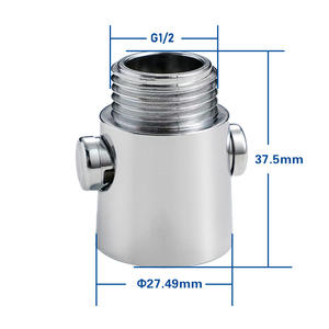 Válvula de cierre de una pieza con botón pulsador para cabezal de ducha de mano G1/2, válvula de descarga ahorradora de agua para uso doméstico - Product Image 1