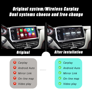 CZT-<span class=keywords><strong>AUTO</strong></span> sans fil Carplay Box Adaptateur pour <span class=keywords><strong>Peugeot</strong></span> <span class=keywords><strong>208</strong></span> Series 2014-2016 Connectivité <span class=keywords><strong>Android</strong></span> <span class=keywords><strong>Auto</strong></span> Mirror Link Radio Player - Product Image 3