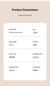 Usine 2025 masseur de cou de haute qualité sans fil pétrissage des tissus profonds épaule Masajeador cou et épaule Relaxer - Product Image 4