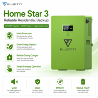 Système de générateur solaire domestique tout-en-un 3kWh avec MPPT et surtension de 2000W pour réfrigérateur, télévision, éclairage, ventilateur et routeur - Prise en charge PAYGO