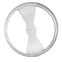 Système de ventilation HVAC moderne, diffuseur rond en métal galvanisé, amortisseur hydraulique réglable