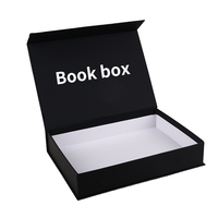 Caja de Libro de Cartón Rígido Ecológica con Cierre Magnético, Impermeable, de Alta Gama, para Regalos, con Logotipo Personalizado