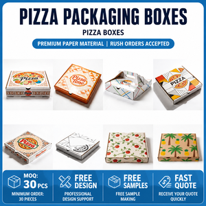 <b>Pizza</b> <b>Box</b> Supplier Custom Printed Kraft Paper Food Packaging Disposable Takeout <b>Box</b> for Restaurant Delivery Food Packaging - Product Image 4
