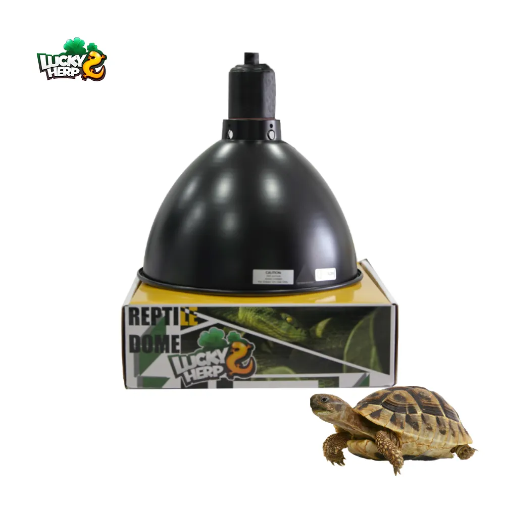 Reptile Light Fixture Dome 5.5 Inch Optical Reflection Cover uvb Reptile Lamp Shade for Reptile Glass Terrarium