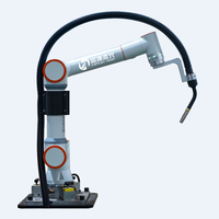 Bras de robot de soudage LanLyn à 6 axes, capacité de charge de 10 kg, portée de 1400 mm, pour la soudure de structures en acier