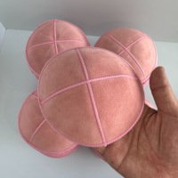 Kipá de Gamuza Personalizada con Nombre y Fecha Grabados en el Interior, Yarmulke, Kippot, Regalo para Boda Judía, Bar Mitzvah, Venta al por Mayor, MOQ 20 piezas