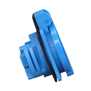 Nante <span class=keywords><strong>IP44</strong></span> 16A 220-240V công nghiệp Châu Âu ổ cắm 2P 2pin nylon màu xanh duy nhất giai đoạn 2 AC cửa hàng dân cư/đa năng cắm - Product Image 4