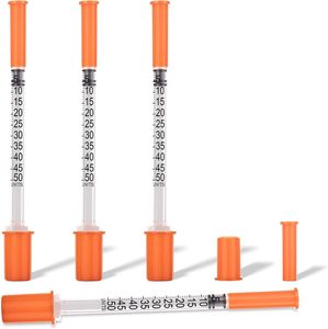 Jeringa Veterinaria Desechable de Seguridad de Calibre 30 con Aguja para Ganado, Capacidad de 0.5ml/1ml - Product Image 1