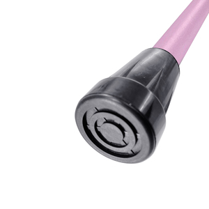 Bastón Rosa ajustable ligero de dos secciones para mujer con mango de aluminio y madera Diseño de moda - Product Image 2