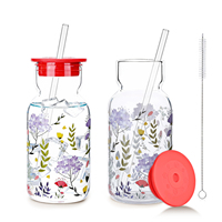 Vente directe usine – Verre borosilicate sans BPA, anti-fuite, compatible lave-vaisselle et micro-ondes, design moderne, 500ml/700ml, pour boissons glacées