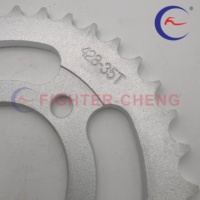 Kit de transmission FIGHTER-CHENG pour moto, pignon et couronne pour SUZUKI SMASH110 Modèle 428 35T 15T