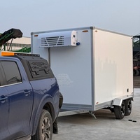 Réfrigérateur-congélateur mobile avec remorque, chambre froide sur mesure, chambre de refroidissement, camions frigorifiques, remorque