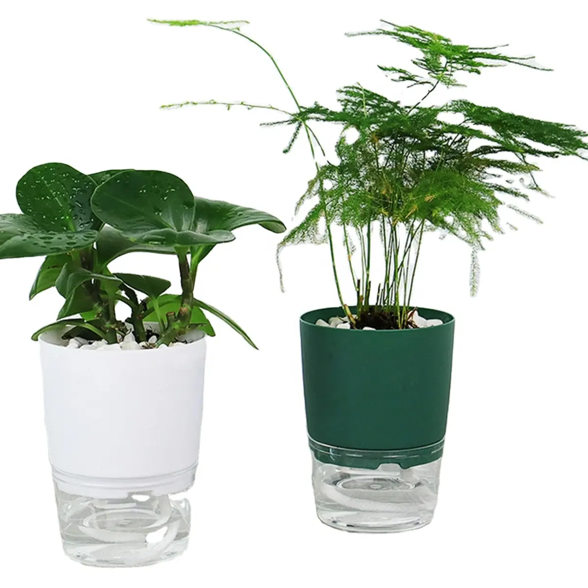 Pots de plantes à arrosage automatique Pot de fleur hydroponique paresseux absorbant l'eau plante succulente Pot de fleurs jardin Injection décorative moderne